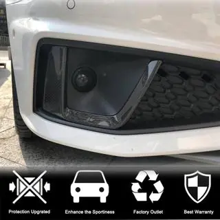 Ornamente pentru proiectoare ceata V3 (pentru S-Line Sedan 2015-2019, Carbon) foto 3