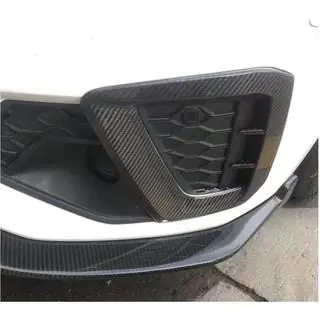 Ornamente pentru proiectoare ceata V1 (pentru S-Line Sedan 2015-2019, Carbon) foto 3