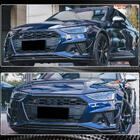 Audi A4 B9 2015-2024 Bara fata lip Lip V2 (pentru S-Line Sedan 2019-2024, Carbon) foto 5