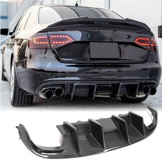 Difuzor bara spate V1 (pentru S4 2009-2012, Carbon) foto 1