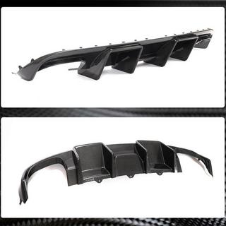 Difuzor bara spate V1 (pentru S4 2009-2012, Carbon) foto 2
