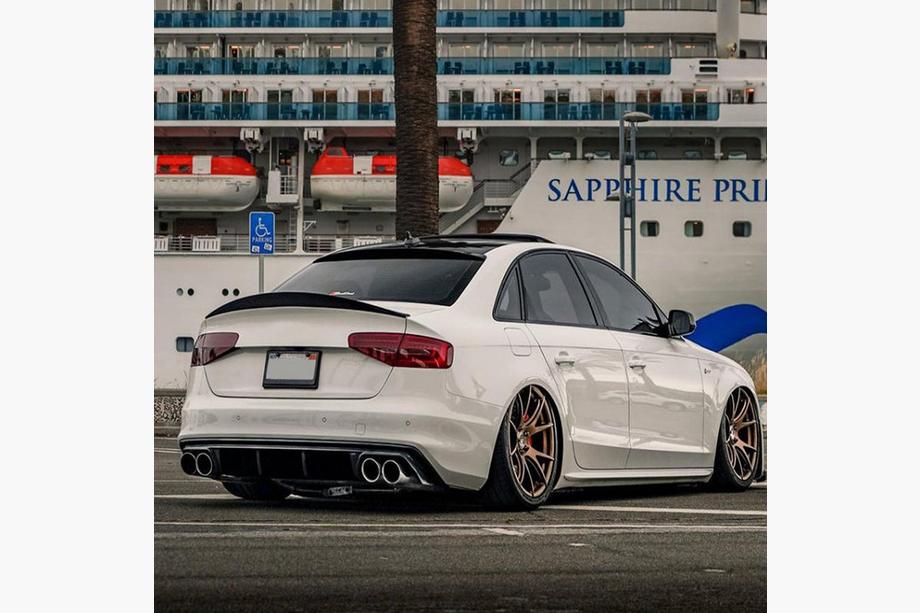 Audi A4 B8 2007-2015 Spoiler spate (pentru S4 2013-2016, Carbon) Foto 3