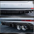 Audi A4 B9 2015-2024 Difuzor bara spate V2 (pentru S-Line Sedan 2015-2019, Carbon) foto 4