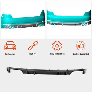 Difuzor bara spate V2 (pentru S-Line Sedan 2015-2019, Carbon) Audi A4 B9 2015-2024 foto 2