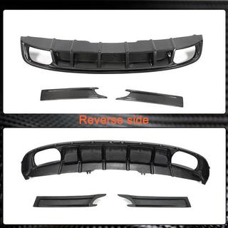 Difuzor bara spate (pentru S4 2017-2020, Carbon) Audi A4 B9 2015-2024 foto 4