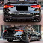 Audi A5 2016-2025 Difuzor bara spate V2 (pentru S-Line 2021-2025, Carbon) foto 2