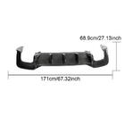 Audi A5 2016-2025 Difuzor bara spate V2 (pentru S-Line 2021-2025, Carbon) foto 3
