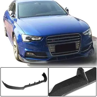 Lip Bara Fata V3 pentru S-Line 2012-2015 Carbon foto 1