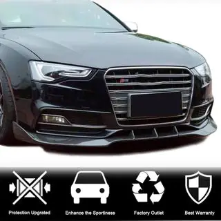 Lip Bara Fata V3 pentru S-Line 2012-2015 Carbon foto 2