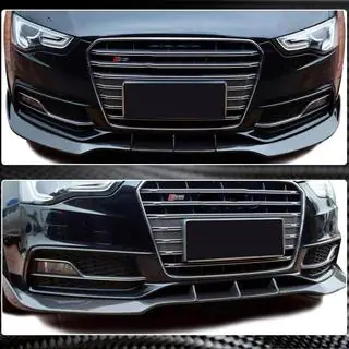 Lip Bara Fata V3 pentru S-Line 2012-2015 Carbon foto 3