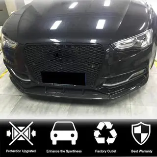 Splitter fata Lip V4 (pentru S-Line 2012-2015, Carbon) foto 2
