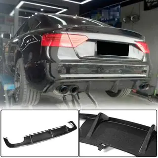 Difuzor bara spate V1 (pentru S-Line 2012-2015, Carbon) foto 1