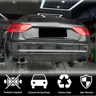 Difuzor bara spate V1 (pentru S-Line 2012-2015, Carbon) foto 2