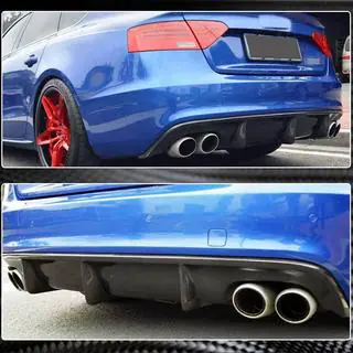 Difuzor bara spate V1 (pentru S-Line 2012-2015, Carbon) foto 4