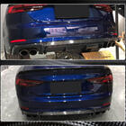 Audi A5 2016-2025 Difuzor Bara Spate (pentru S-Line 2016-2020, Plastic) foto 6
