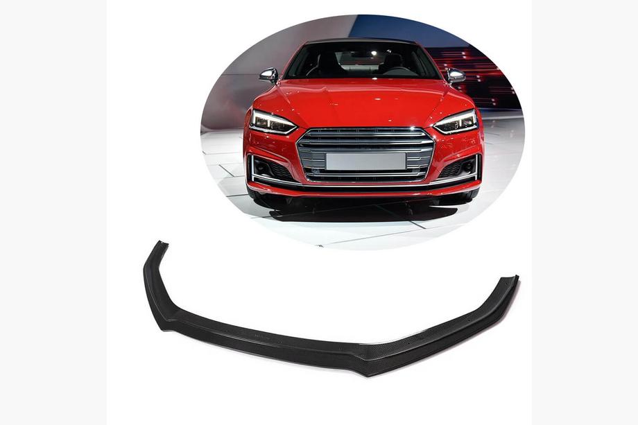 Audi A5 2016-2025 Lip Bara Fata V1 pentru S-Line 2016-2020 Carbon Image