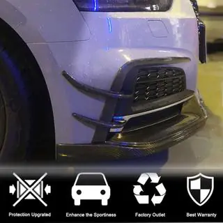 Extensii bara fata Flap V2 (pentru S-Line 2016-2020, Carbon) foto 3