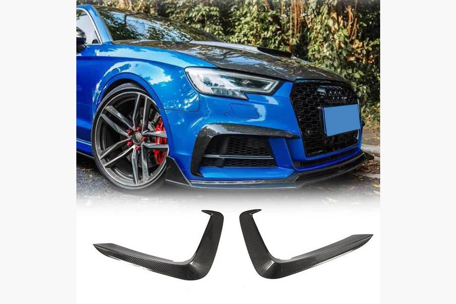 Audi A5 2016-2025 Extensii bara fata Flap V1 (pentru S-Line 2016-2020, Carbon) Image