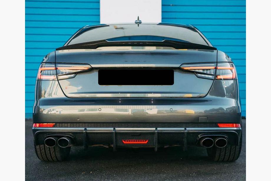 Audi A5 2016-2025 Difuzor Bara Spate V1 (pentru S-Line 2016-2020, Carbon) Foto 7