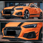 Audi A5 2016-2025 Lip bara fata V1 pentru S-Line 2021-2025 Carbon foto 4