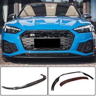 Lip bara fata V1 pentru S-Line 2021-2025 Carbon foto 1