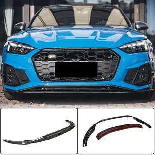 Lip bara fata V1 pentru S-Line 2021-2025 Carbon foto 1