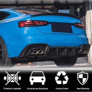 Difuzor bara spate V1 (pentru S-Line 2021-2025, Carbon) Audi A5 2016-2025 foto 3