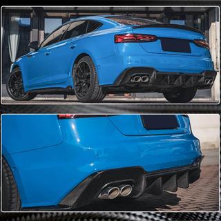 Difuzor bara spate V1 (pentru S-Line 2021-2025, Carbon) Audi A5 2016-2025 foto 4