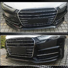 Audi A6 C7 2011-2017 Lip Bara Fata Carbon V3 pentru S-Line 2014-2018 foto 4