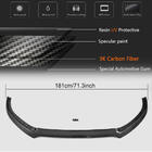 Audi A6 C7 2011-2017 Lip Bara Fata Carbon V3 pentru S-Line 2014-2018 foto 5