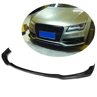 Lip bara fata V1 (pentru S-Line, 2010-2014, Carbon) foto 1