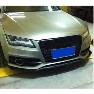 Lip bara fata V1 (pentru S-Line, 2010-2014, Carbon) foto 3