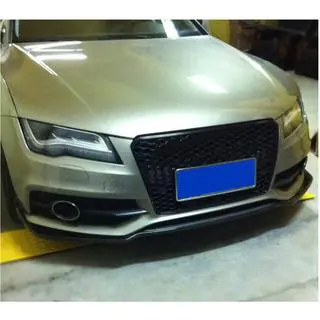 Lip bara fata V1 (pentru S-Line, 2010-2014, Carbon) foto 3