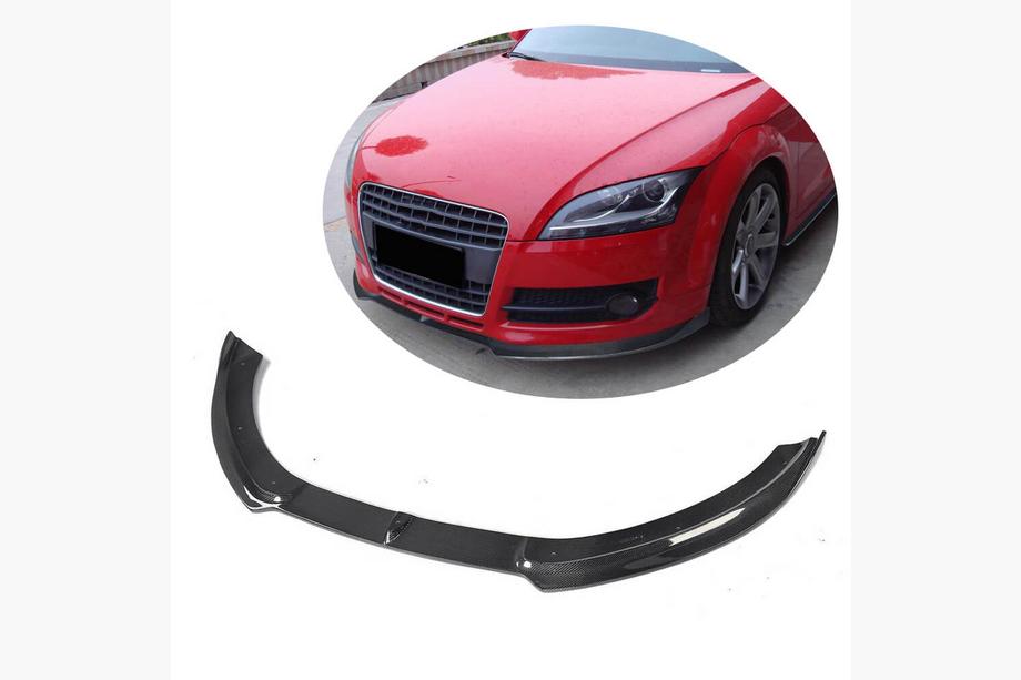 Audi TT 2006-2014 Lip bara fata V1 (2006-2010, Carbon) Image