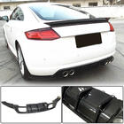 Audi TT 2014-2023 Difuzor bara spate (pentru Base, 2014-2019, Carbon) foto 1