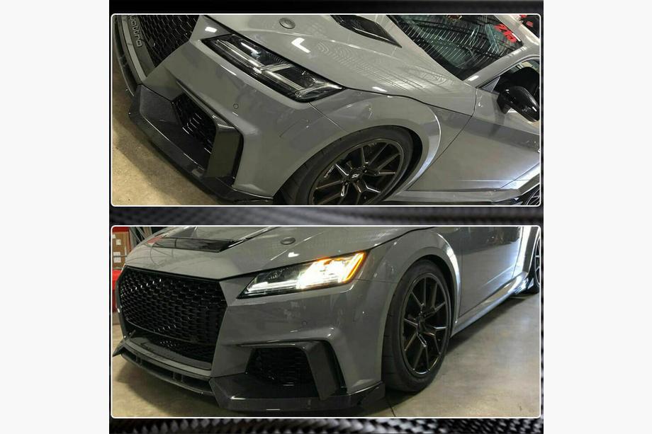 Audi TT 2014-2023 Capace pentru proiectoare ceata (pentru RS, 2016-2019, Carbon) Foto 5