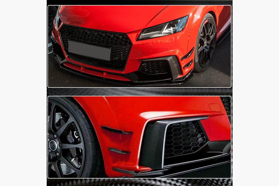 Audi TT 2014-2023 Capace pentru proiectoare ceata (pentru RS, 2016-2019, Plastic) Foto 4