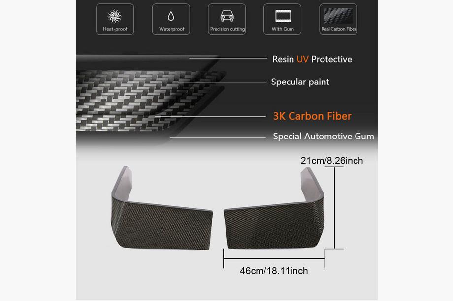 Audi TT 2014-2023 Capace pentru proiectoare ceata (pentru RS, 2016-2019, Plastic) Foto 6