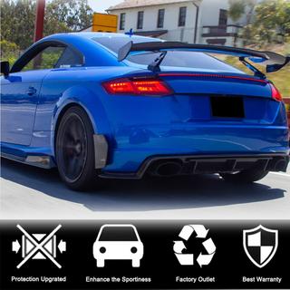 Flap extensii bara spate (pentru S-line/TTS/TTRS, 2014-2019, Carbon) foto 3