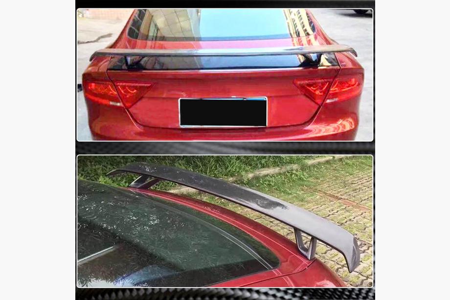 Audi TT 2006-2014 Spoiler V4 (Carbon) Foto 3