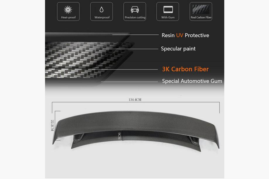 Audi TT 2006-2014 Spoiler V4 (Carbon) Foto 5