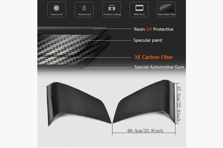 Audi TT 2006-2014 Capace panou lateral spate carbon (Coupe) Foto 6