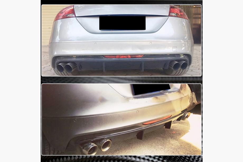 Audi TT 1998-2006 Difuzor Bara Spate (FRP) V2 Foto 2