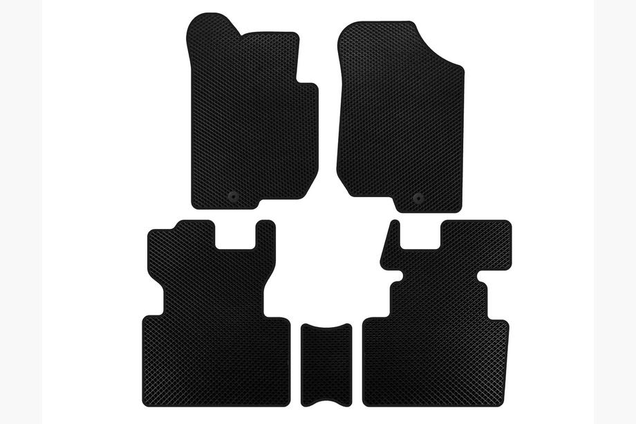 Kia Carens 1999-2012 Covorase EVA (2006-2012, 2 randuri, 7 locuri, Negru) Image