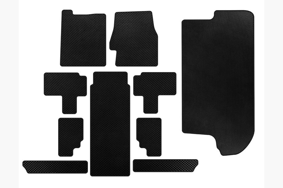 Kia Carnival 2002-2013 Covorase EVA (interior complet, Negru) Image