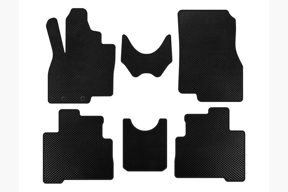 Mitsubishi Grandis 2003-2011 Covorase EVA (2 Randuri, Negru) Image