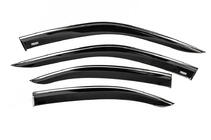 Opel Mokka 2021- Deflectoare geamuri cu ornament cromat (4 buc, Niken) foto 1