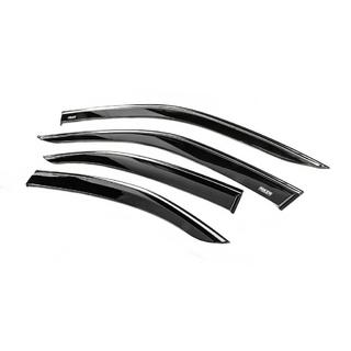 Deflectoare geamuri cu ornament cromat (4 buc, Niken) Opel Mokka 2021- foto 2