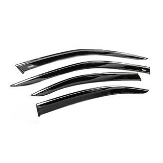 Deflectoare geamuri cu ornament cromat (4 buc, Niken) Opel Mokka 2021- foto 3