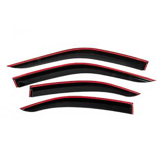 Deflectoare geamuri cu ornament cromat (4 buc, Niken) Opel Mokka 2021- foto 4
